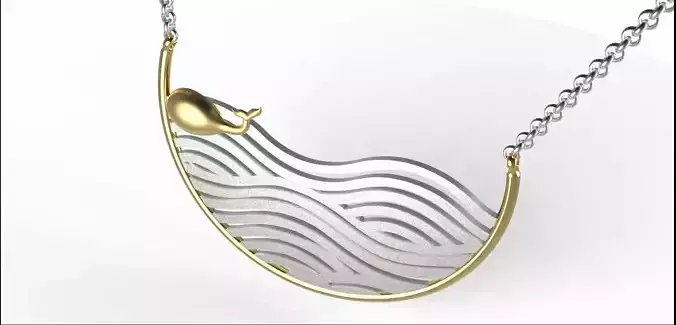 Whale 3D print model