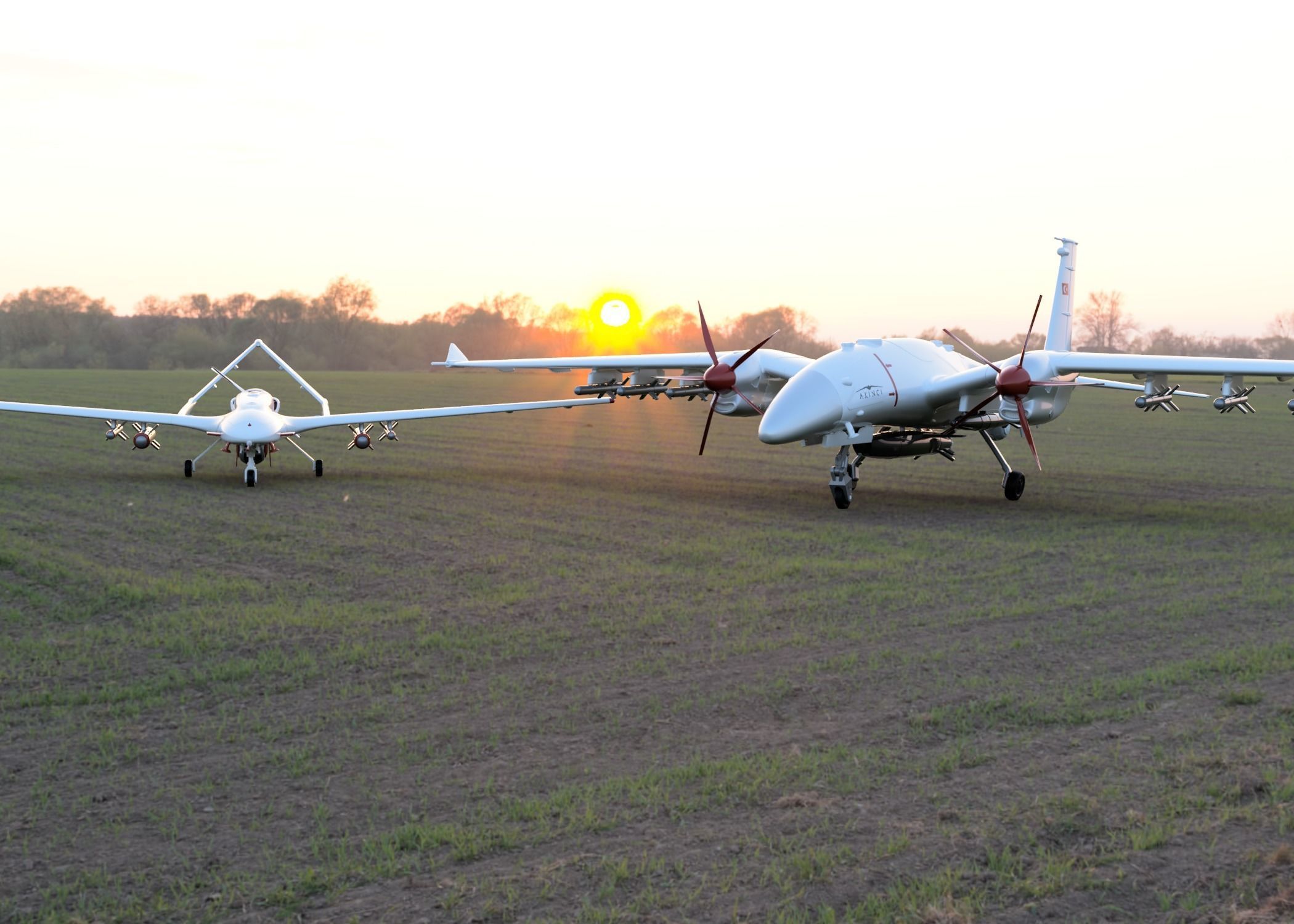 Baykar Bayraktar Akinci 3D print model 3D print model_19