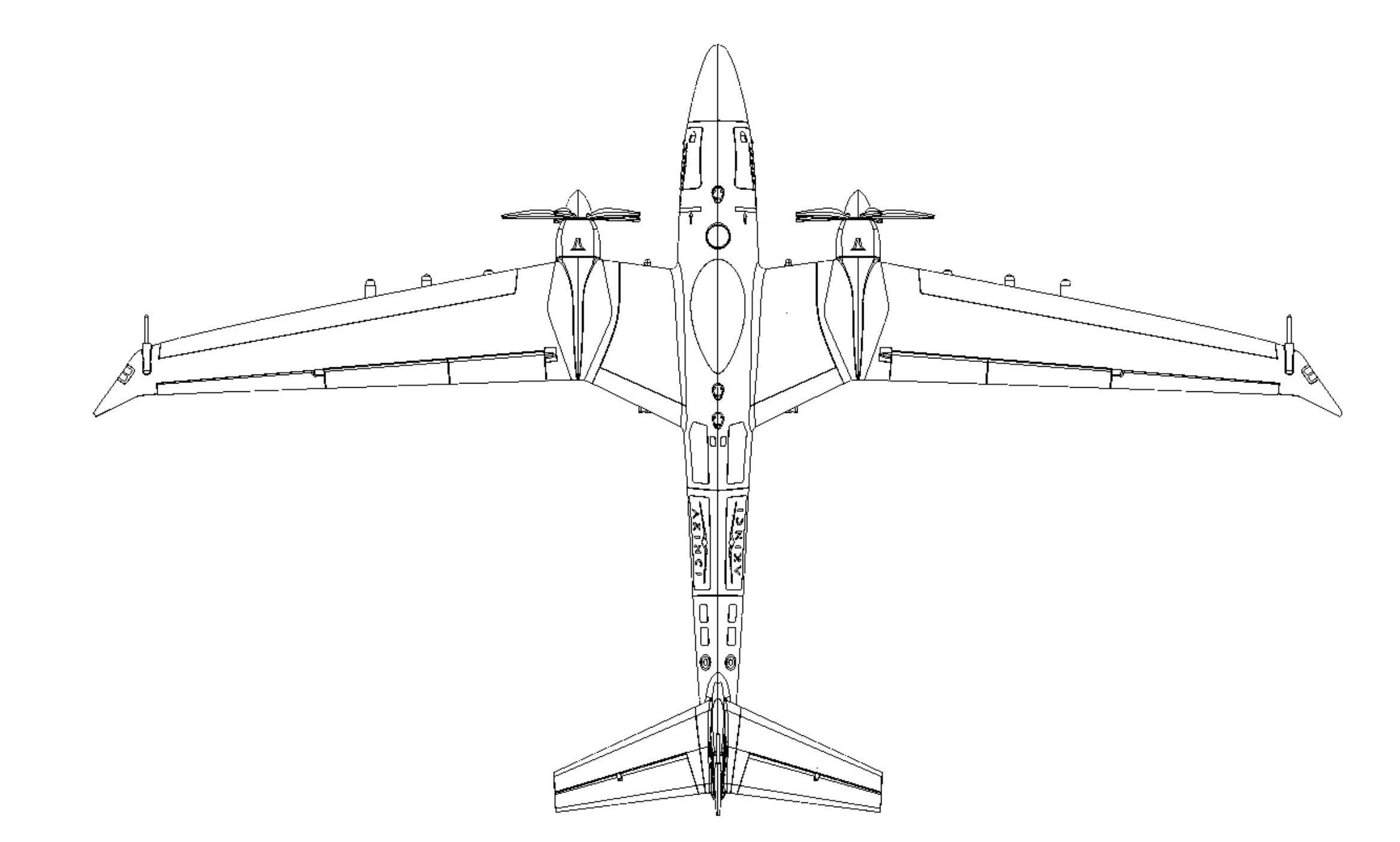 Baykar Bayraktar Akinci 3D print model 3D print model_6