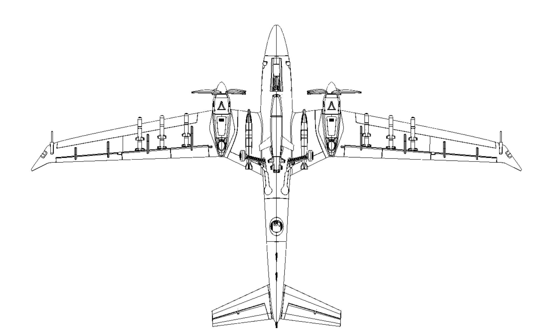 Baykar Bayraktar Akinci 3D print model 3D print model_7
