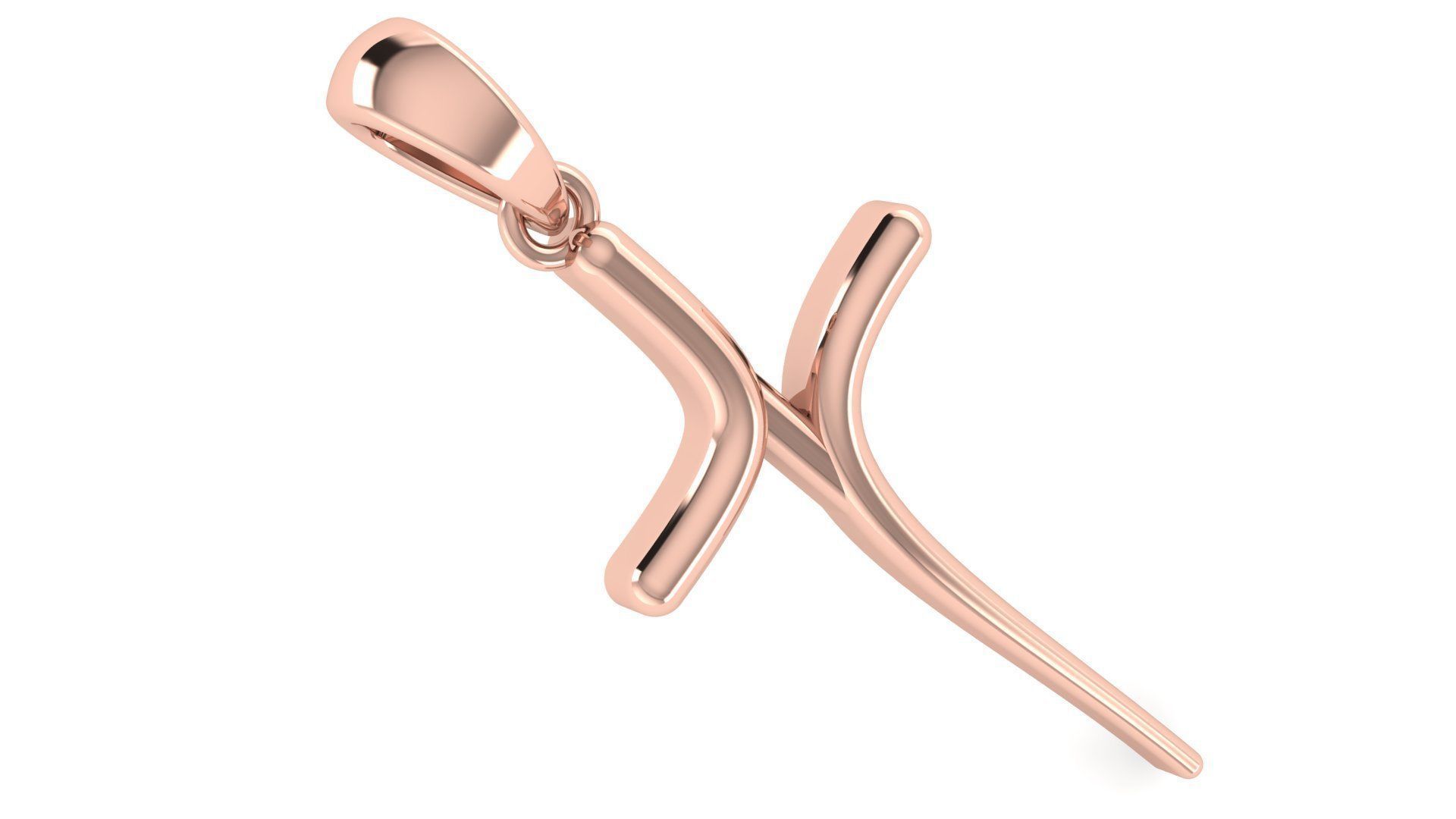 CROSS PENDANT CR78 3D print model_2