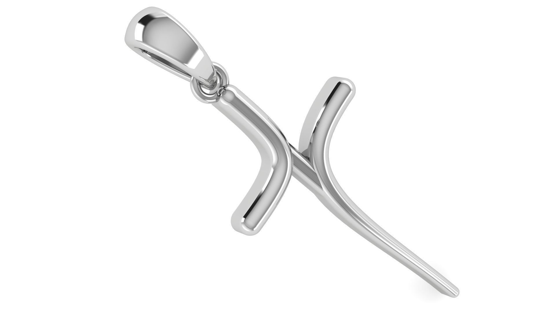 CROSS PENDANT CR78 3D print model_1