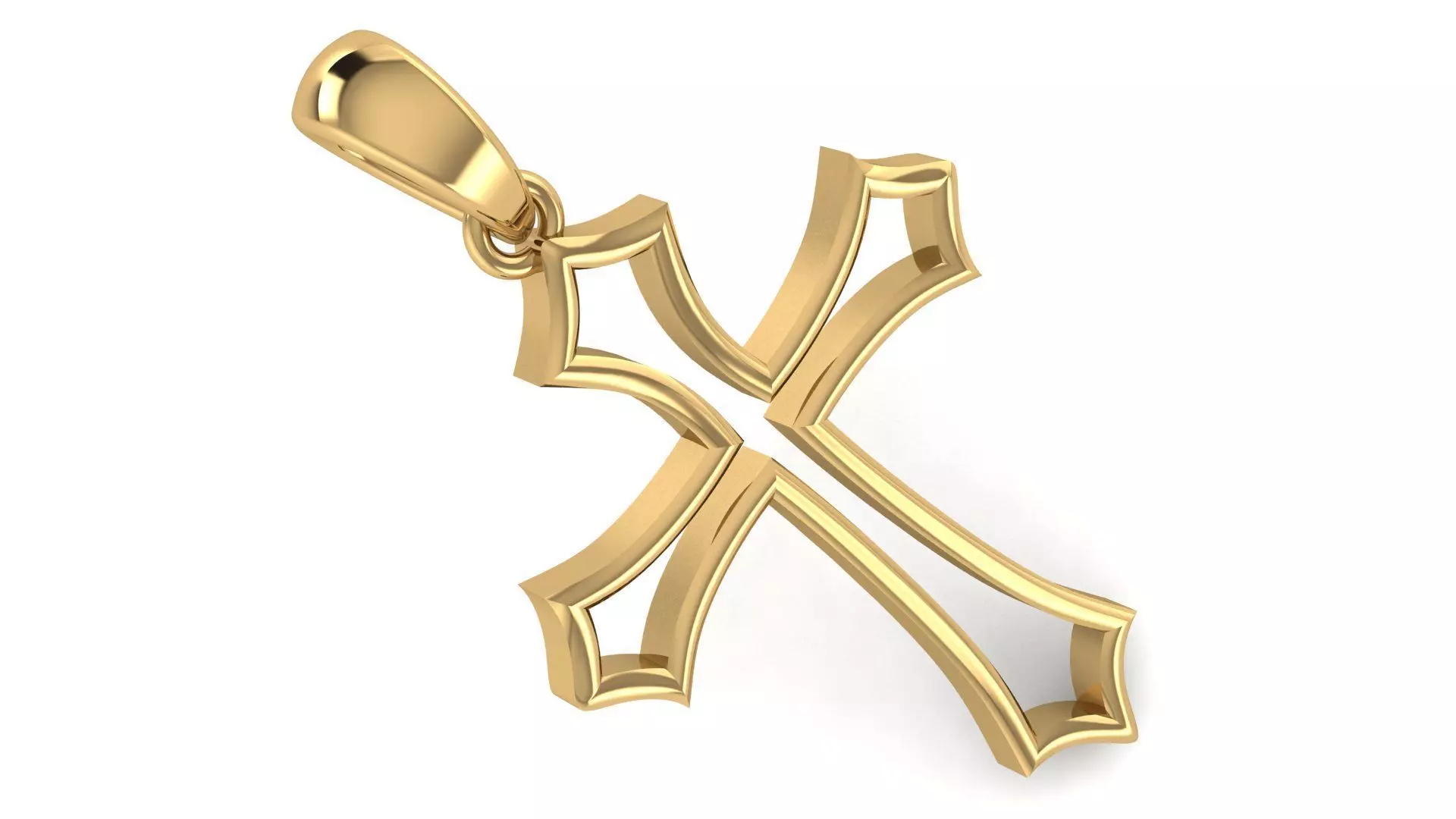 CROSS PENDANT CR79 3D print model_0