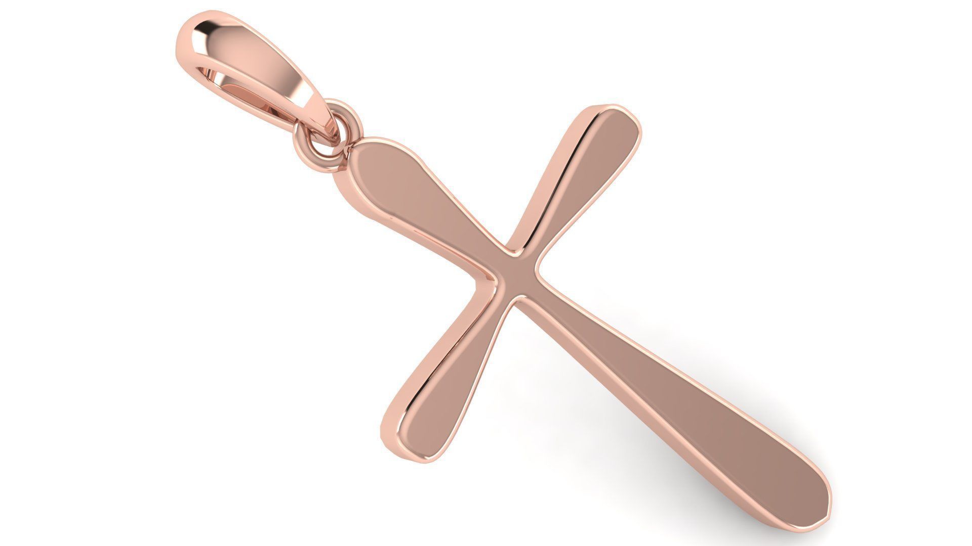 CROSS PENDANT CR80 3D print model_2