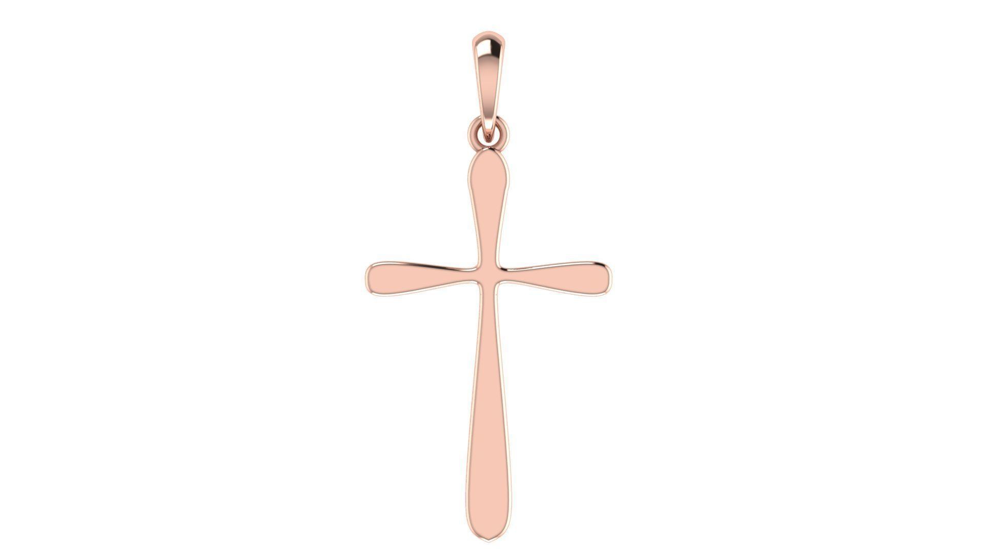 CROSS PENDANT CR80 3D print model_3