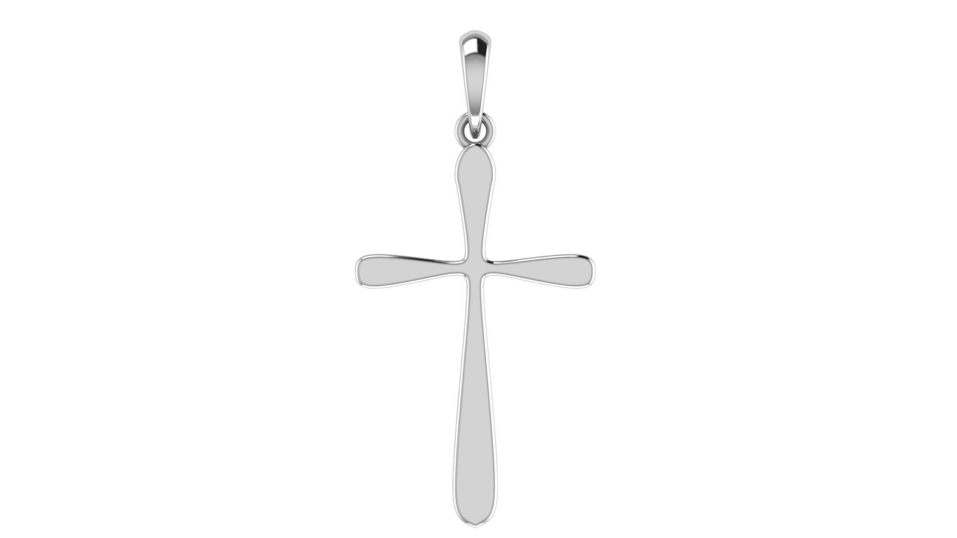 CROSS PENDANT CR80 3D print model_4