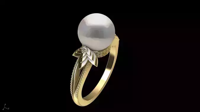 rope pearl ring stl verified 