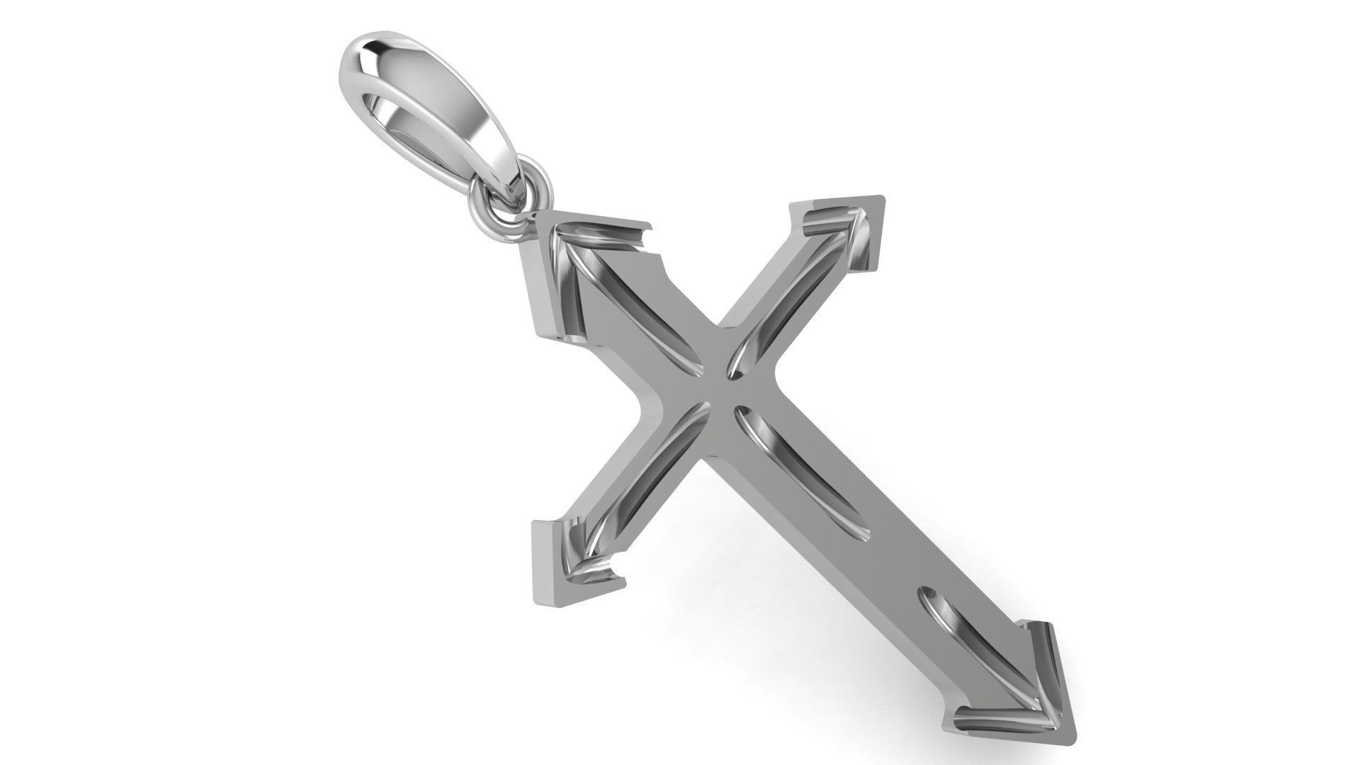 CROSS PENDANT CR81 3D print model_1