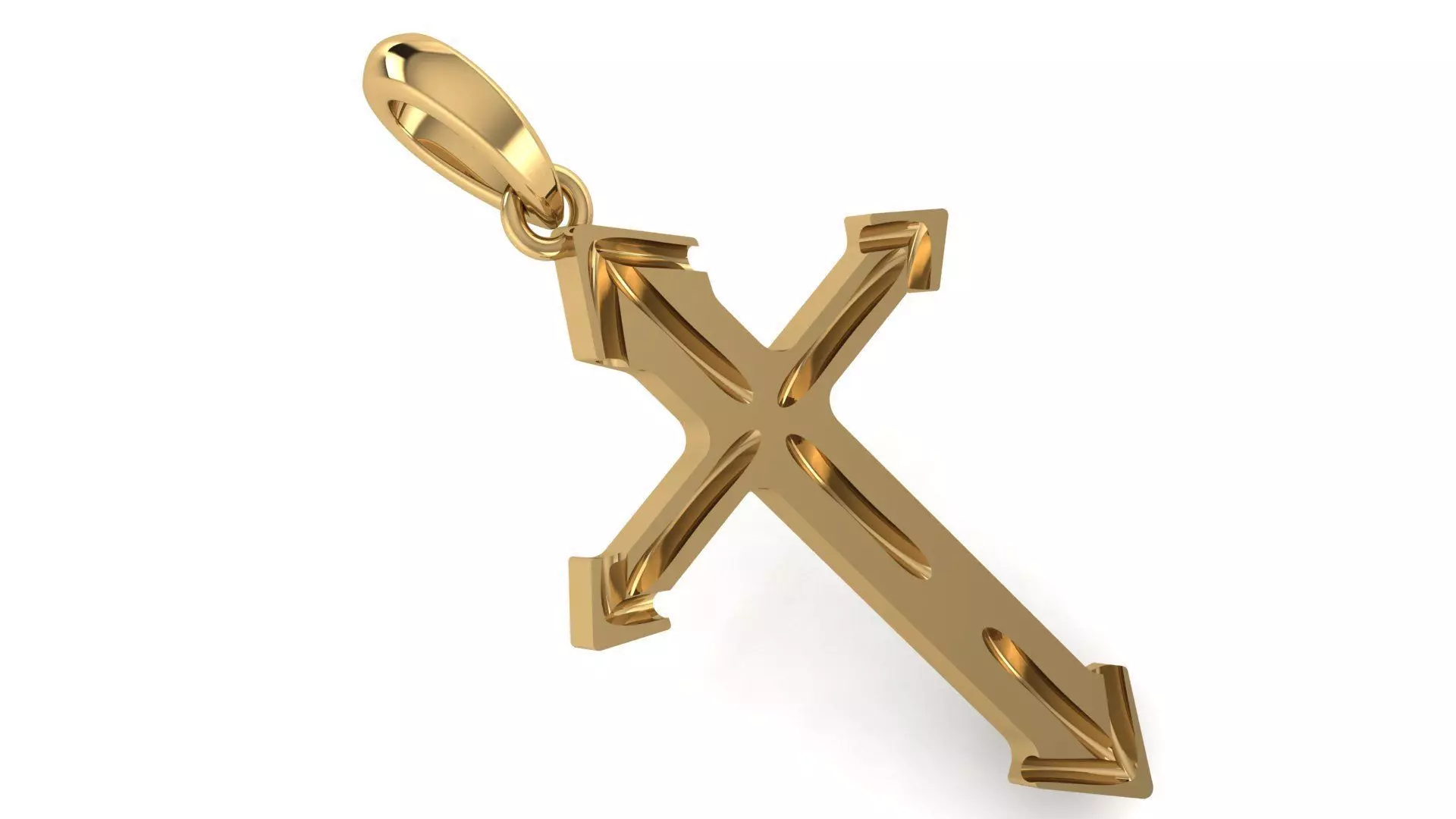CROSS PENDANT CR81 3D print model_0