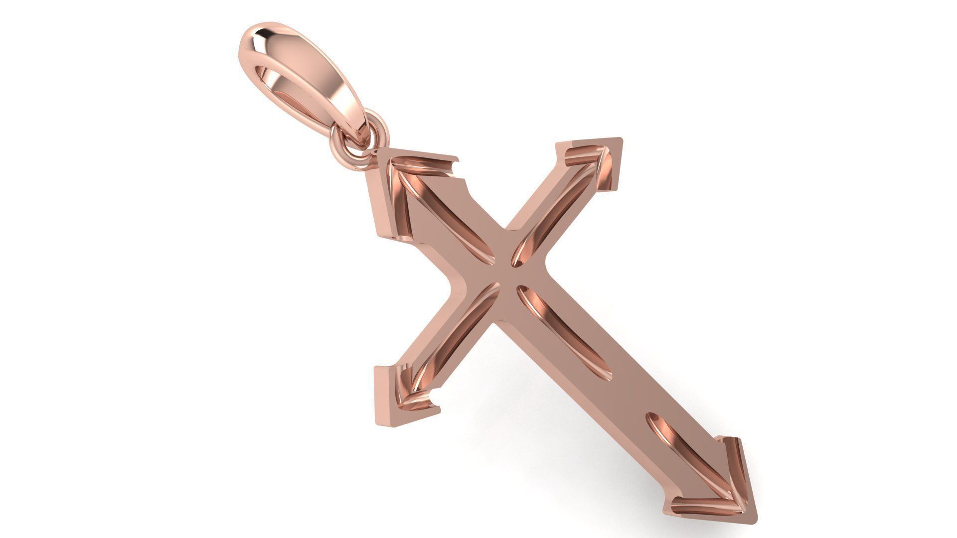 CROSS PENDANT CR81 3D print model_2