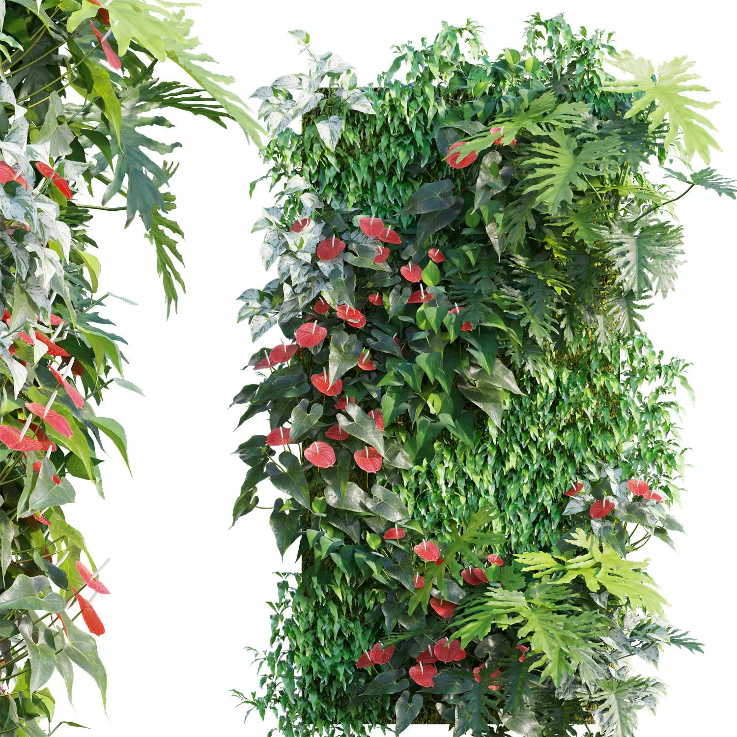 Vertical garden 23 3D model_0