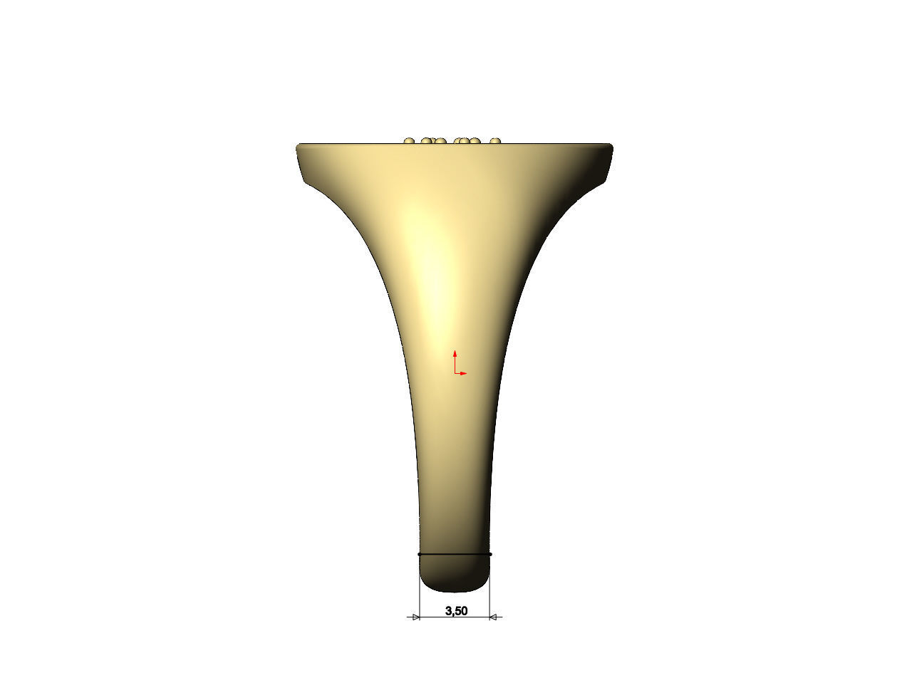 Diamond Cluster round hammered textured ring 3D print model_9