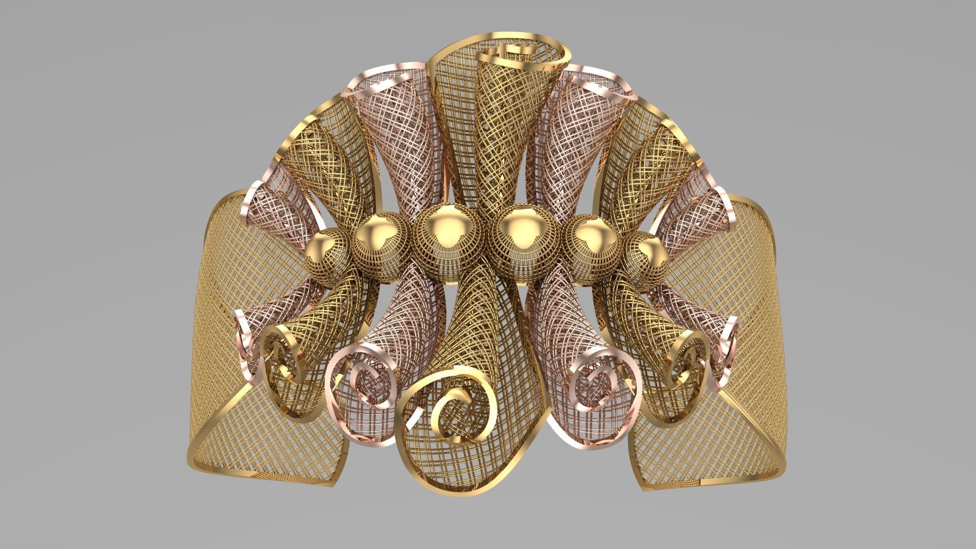 FUSION BRACELET-BK01- 3D print model_7