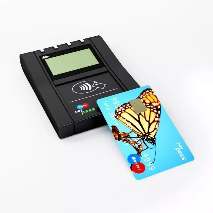 Modern Card Reader 3D model_0