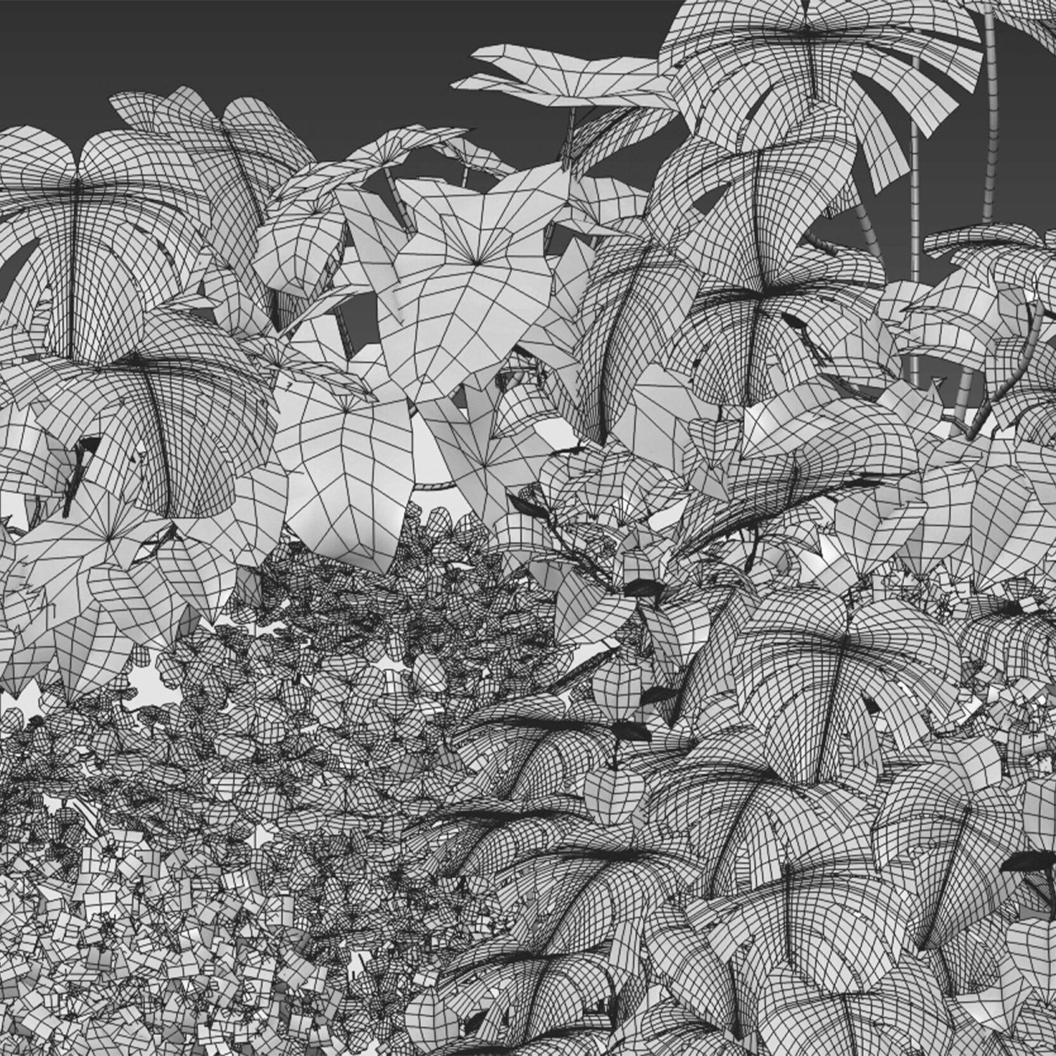 Vertical garden 22 3D model_6