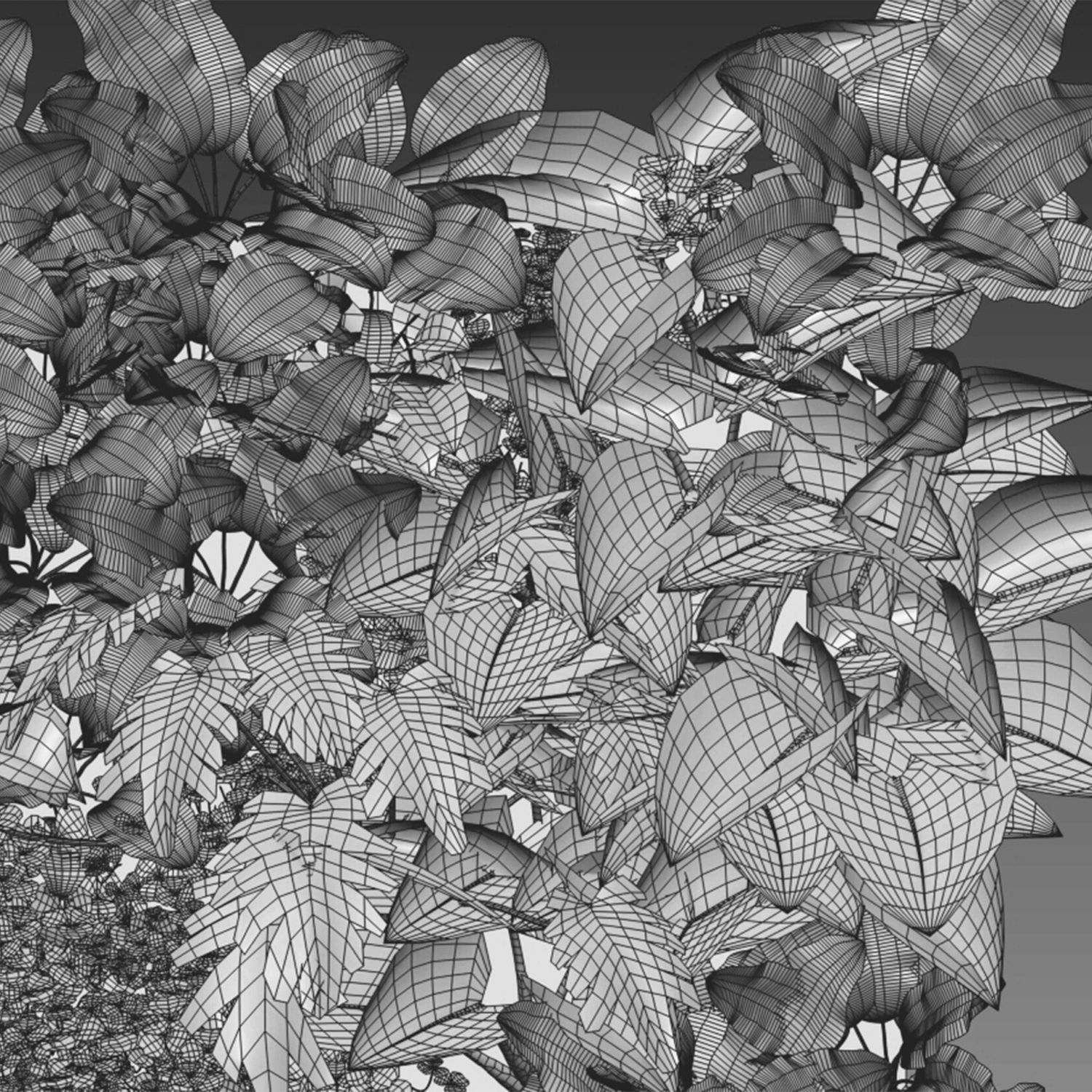 Vertical garden 21 3D model_6