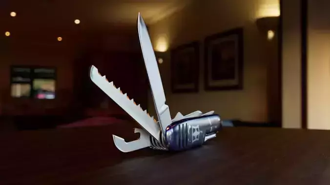 Photorealistic accurate Swiss knife