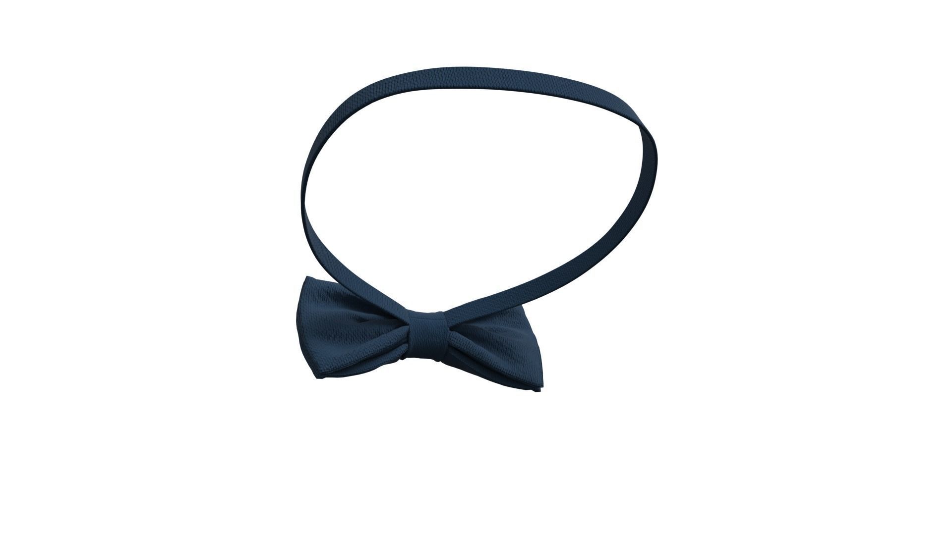 Bow Tie V1 -  Marvelous Designer 3D model_9