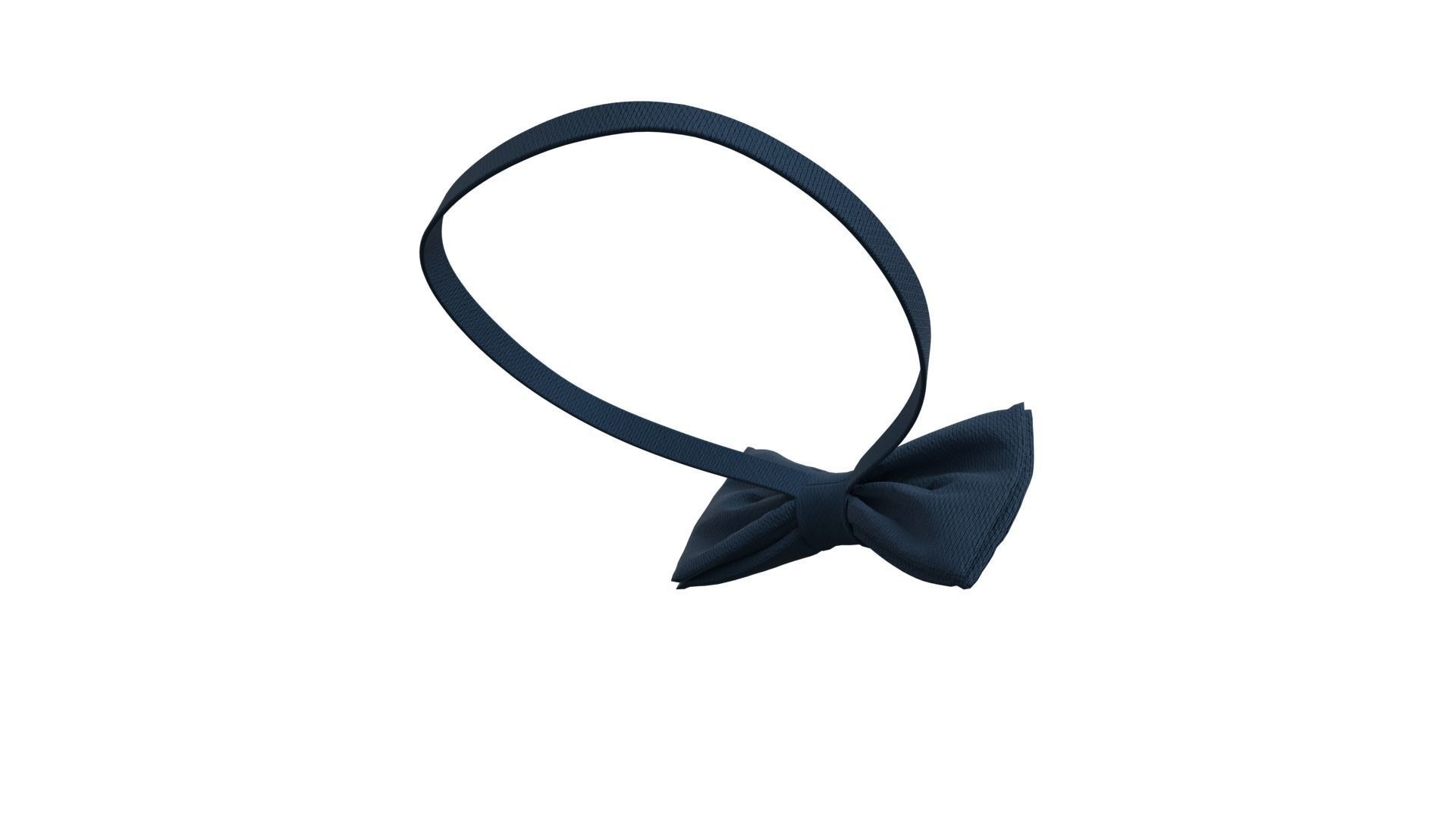Bow Tie V1 -  Marvelous Designer 3D model_6