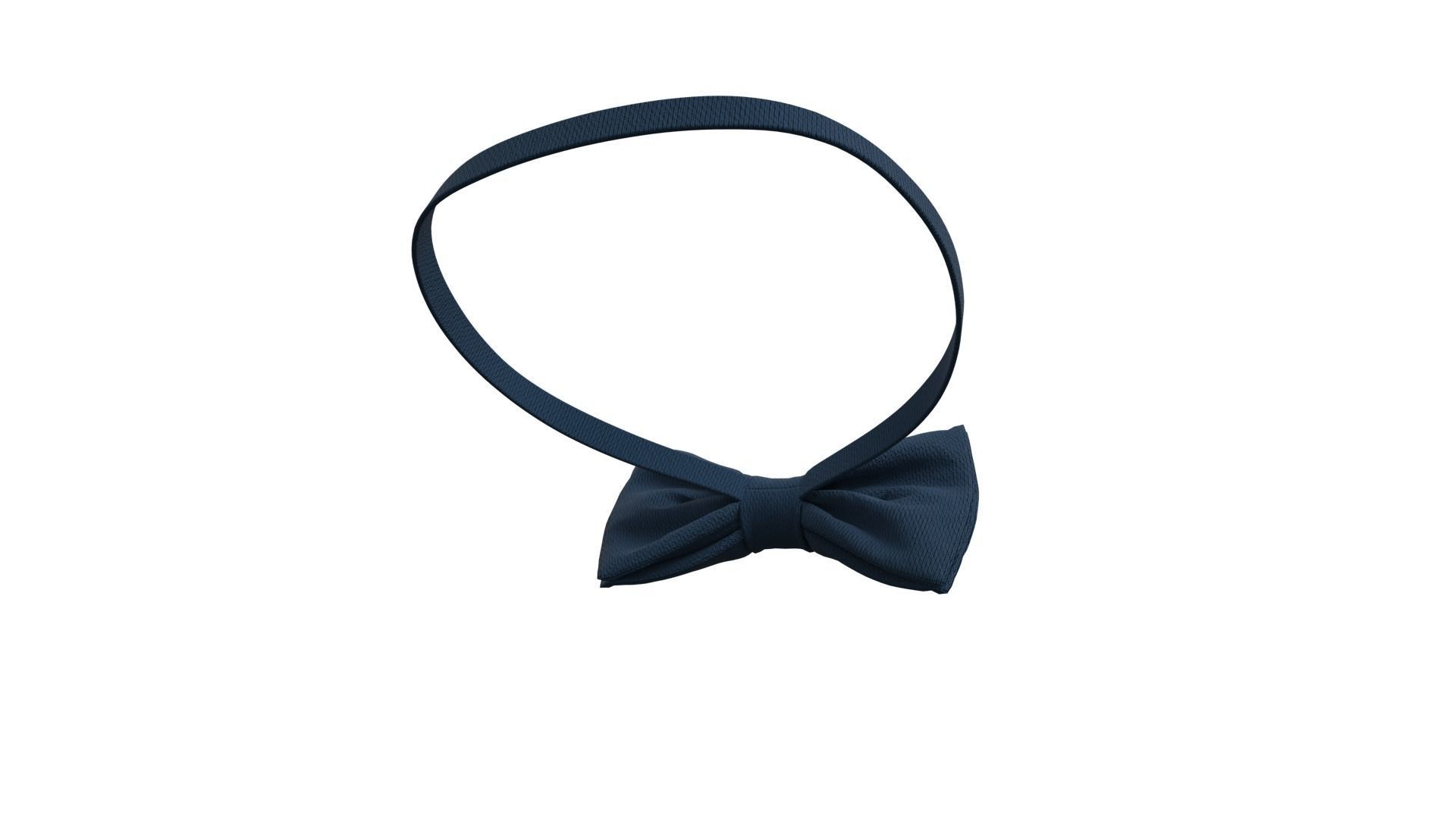 Bow Tie V1 -  Marvelous Designer 3D model_7