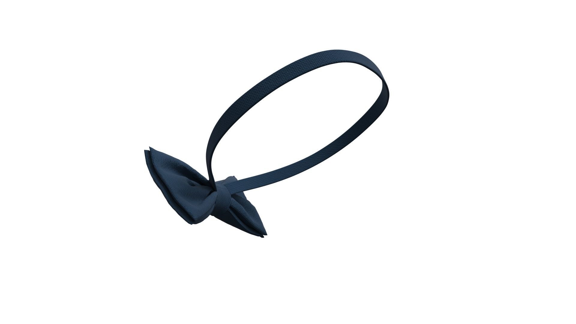 Bow Tie V1 -  Marvelous Designer 3D model_11