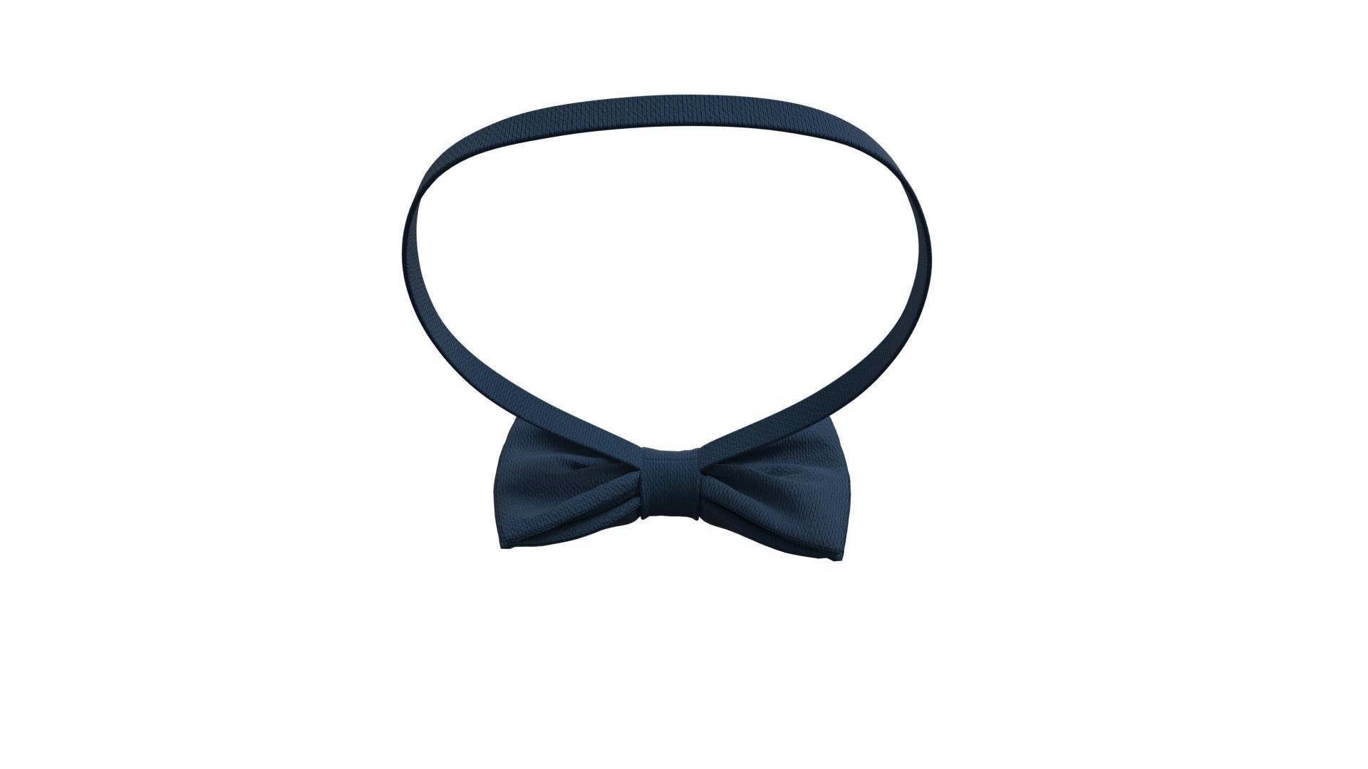 Bow Tie V1 -  Marvelous Designer 3D model_8