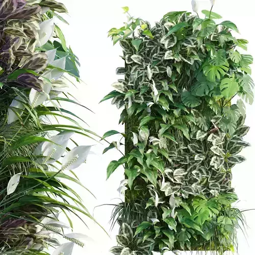 Vertical garden 19 3D model