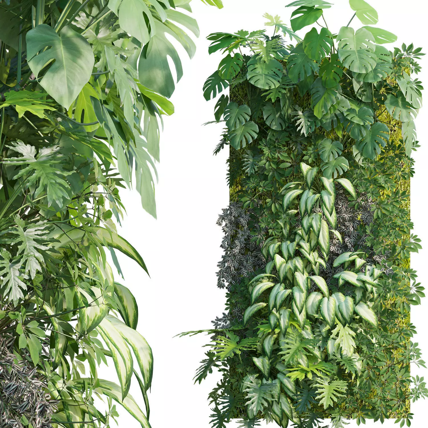 Vertical garden 18 3D model_0