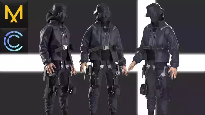 New Mens Streetwear  OBJ mtl FBX ZPRJ