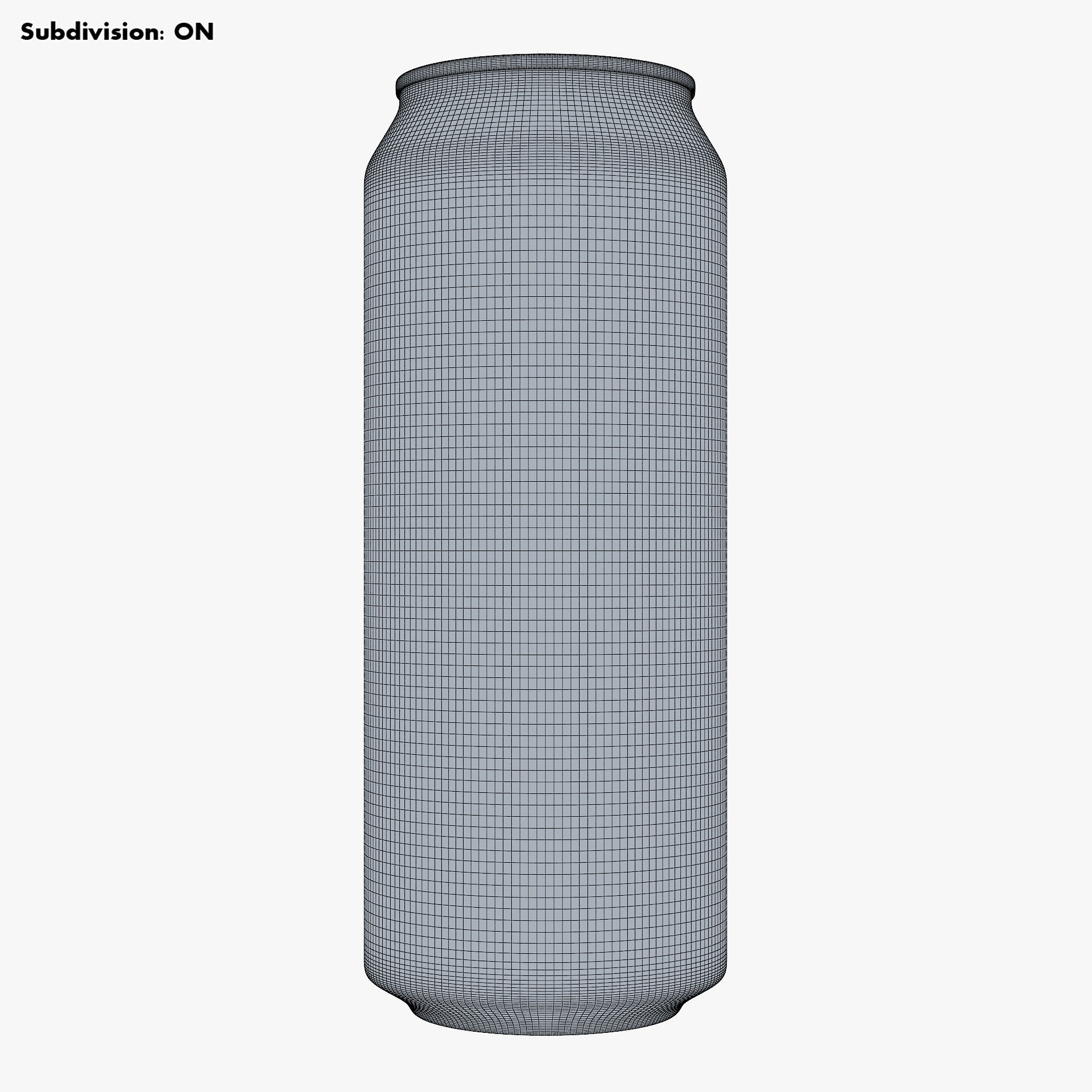 Aluminum Standard Can 500ml v 1 3D model_10
