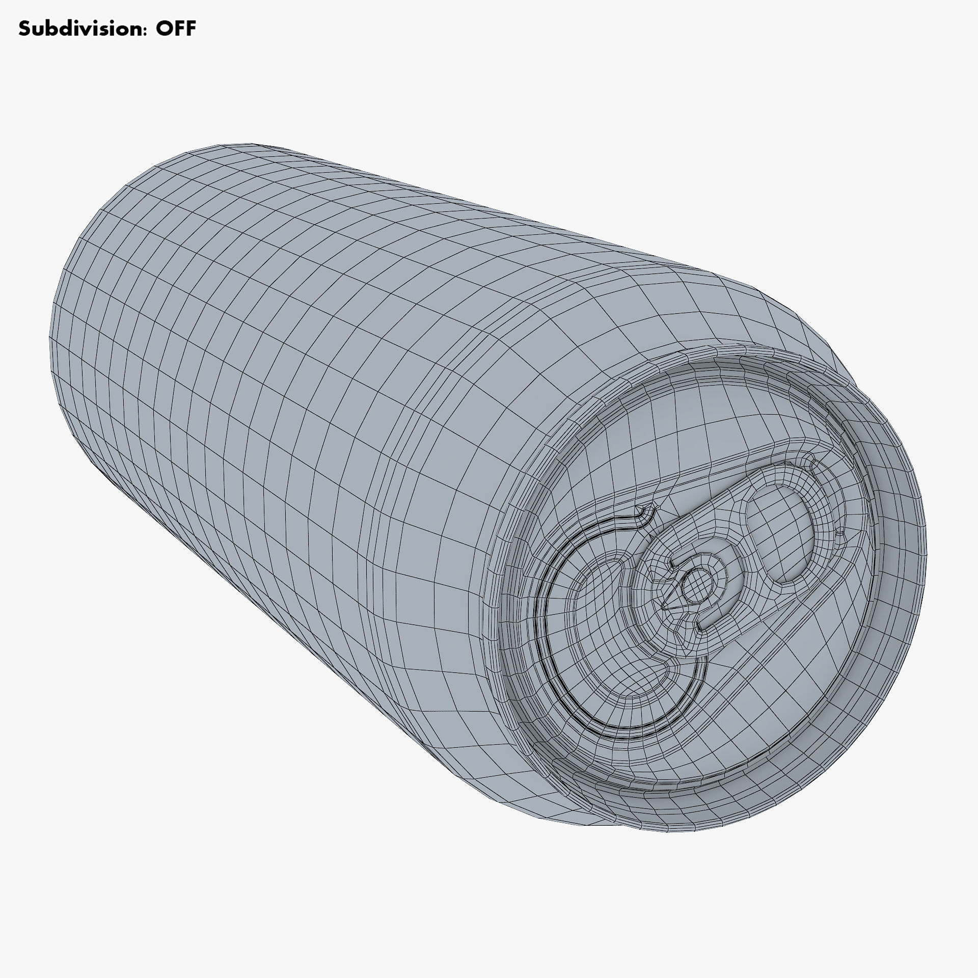 Aluminum Standard Can 500ml v 1 3D model_21