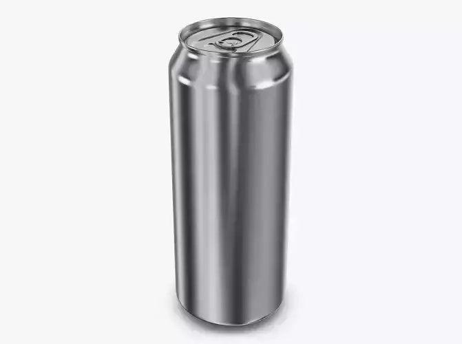 Aluminum Standard Can 500ml v 1 3D model