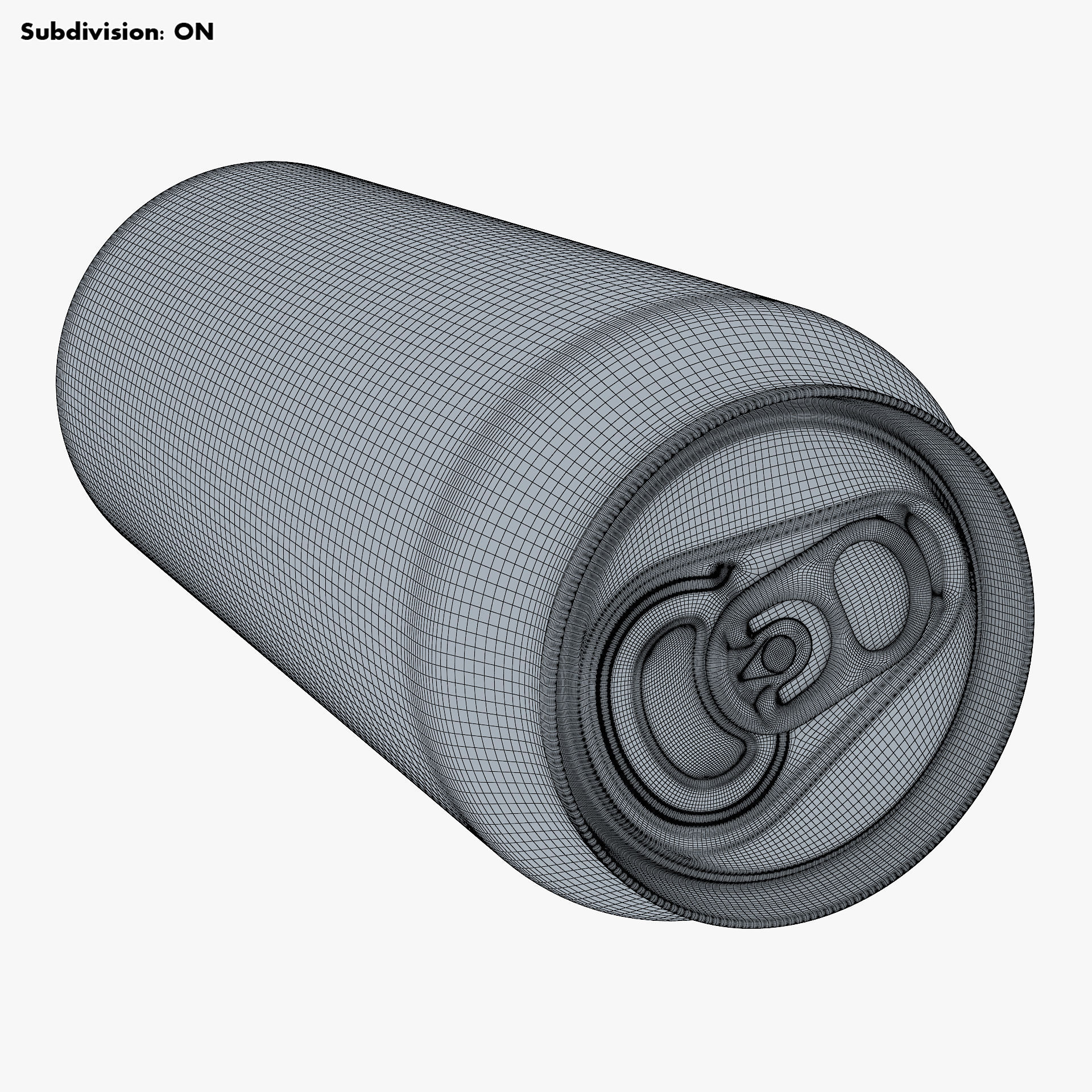 Aluminum Standard Can 500ml v 1 3D model_20