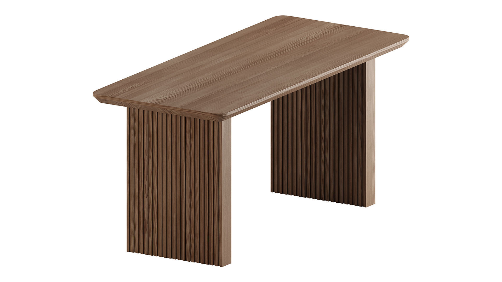 63 Rectangle Dining Table by Homary 3D model_7