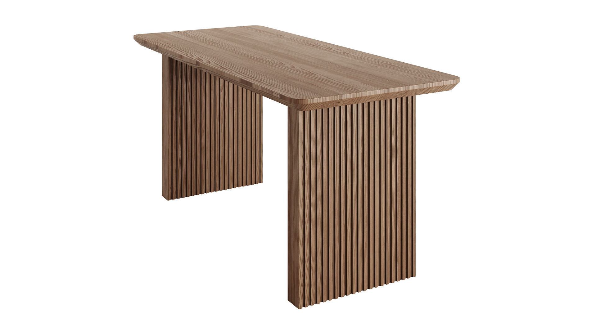 63 Rectangle Dining Table by Homary 3D model_4