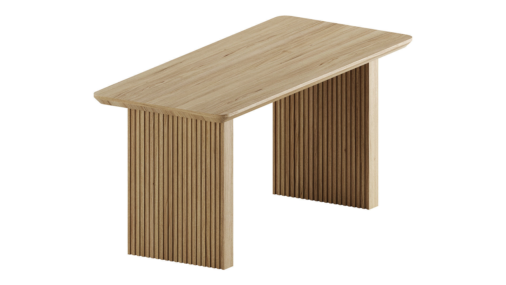 63 Rectangle Dining Table by Homary 3D model_5