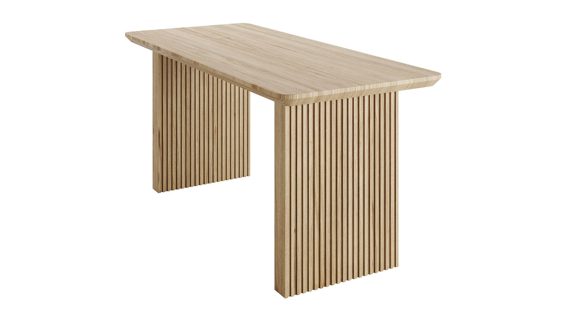 63 Rectangle Dining Table by Homary 3D model_3