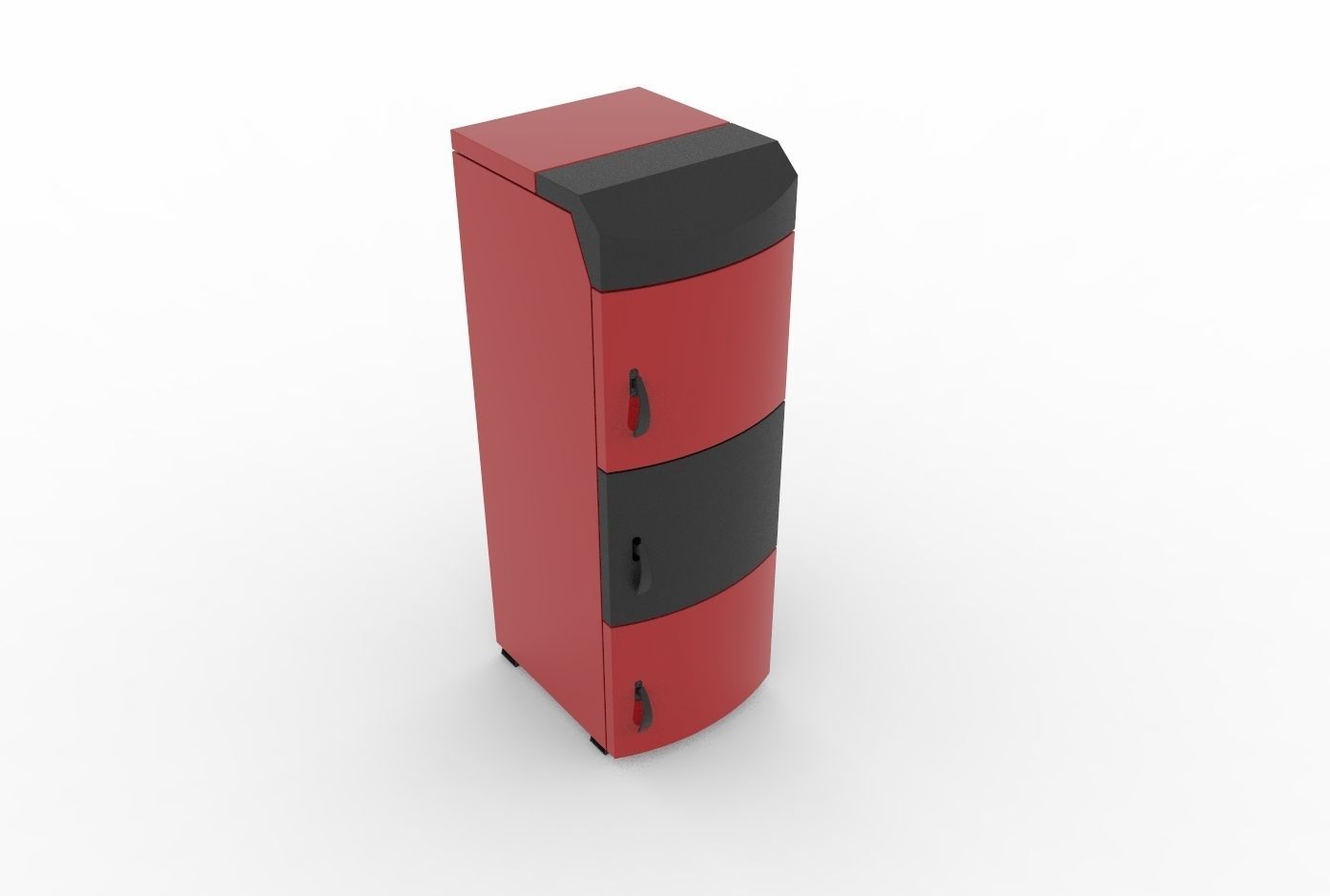 Solid fuel boiler 3D model_10