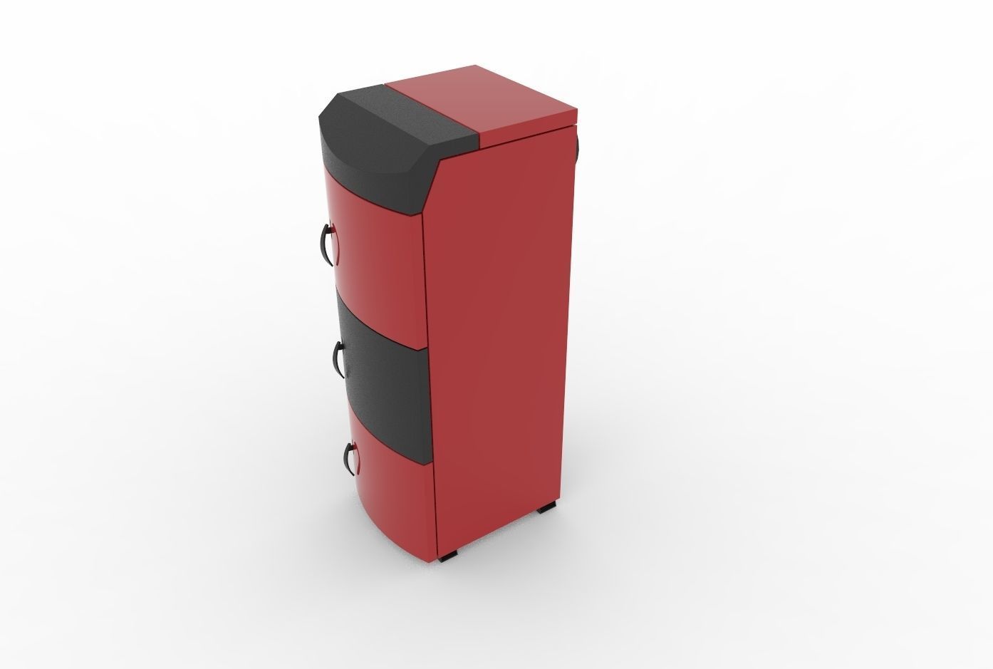 Solid fuel boiler 3D model_12