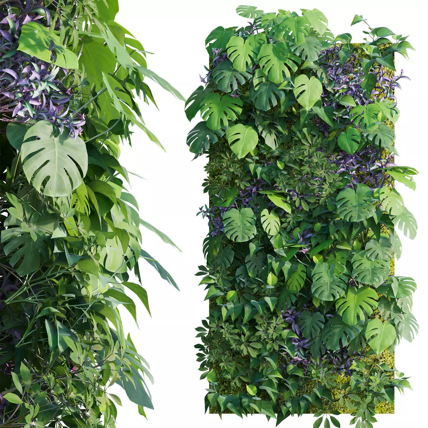 Vertical garden 15 3D model_0