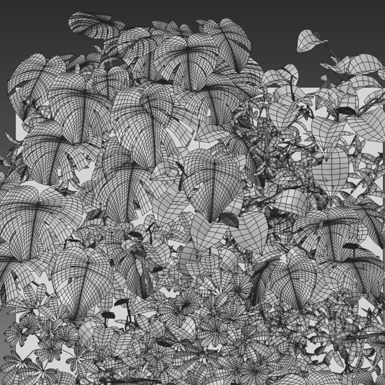 Vertical garden 15 3D model_6