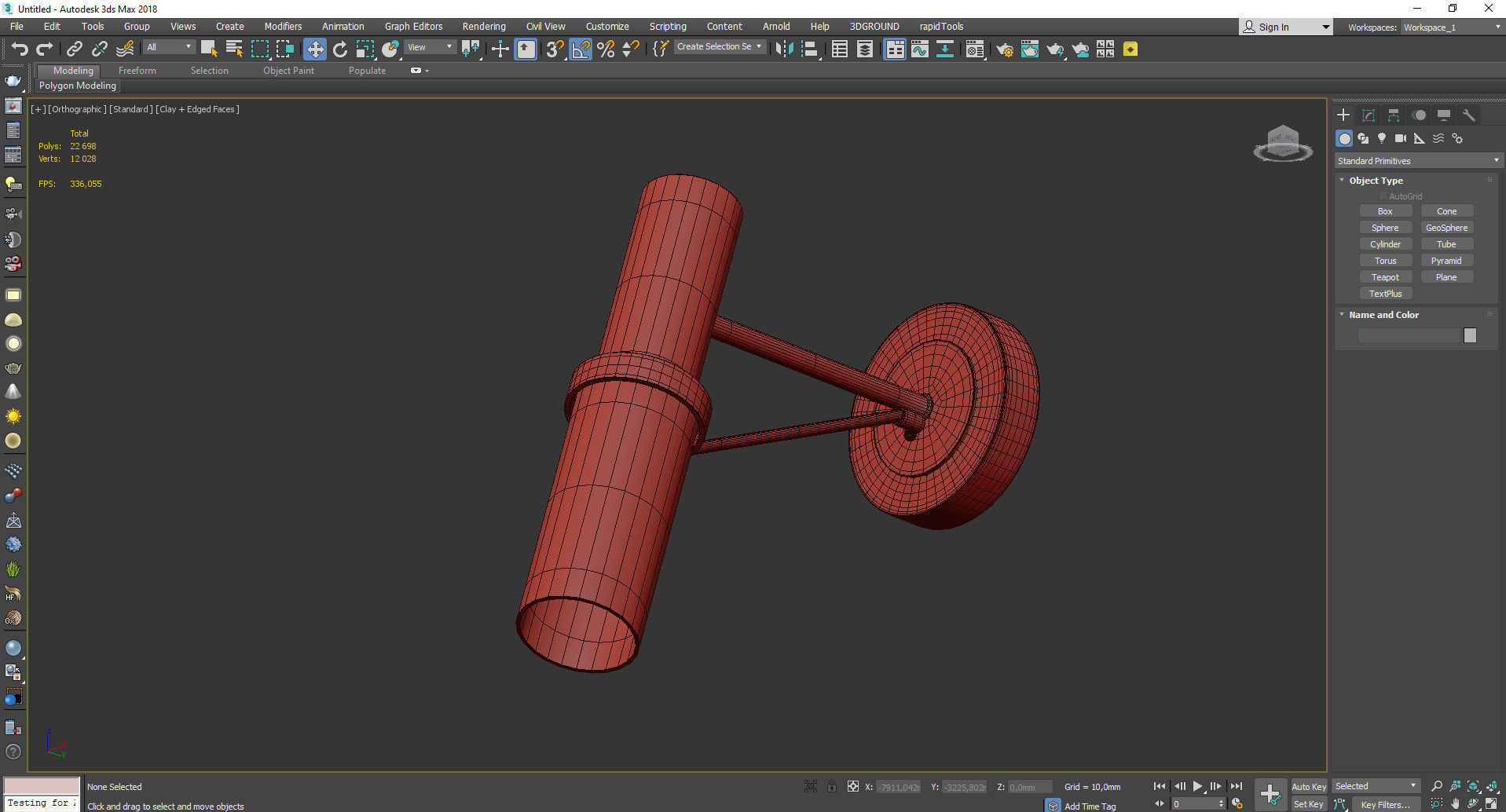 F promo Viator sconce Low-poly 3D model_3