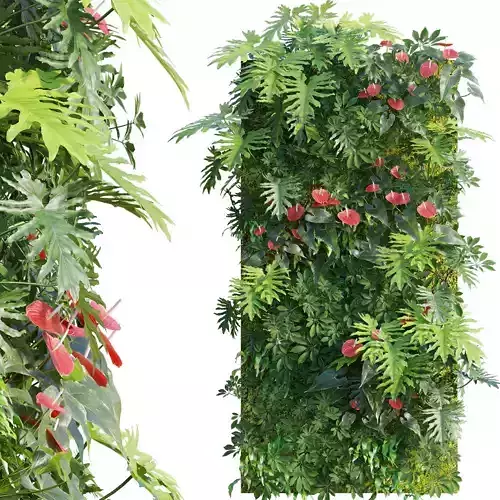 Vertical garden 14 3D model