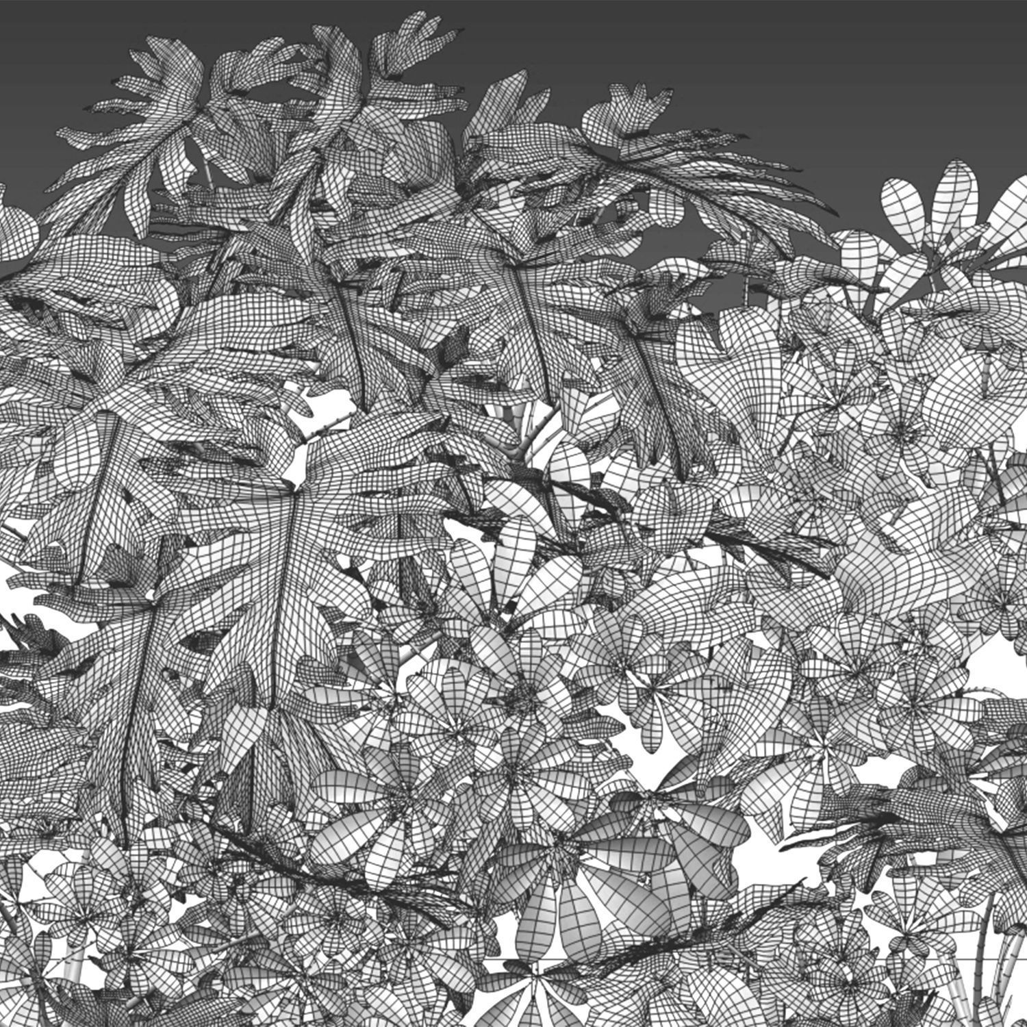 Vertical garden 14 3D model_6