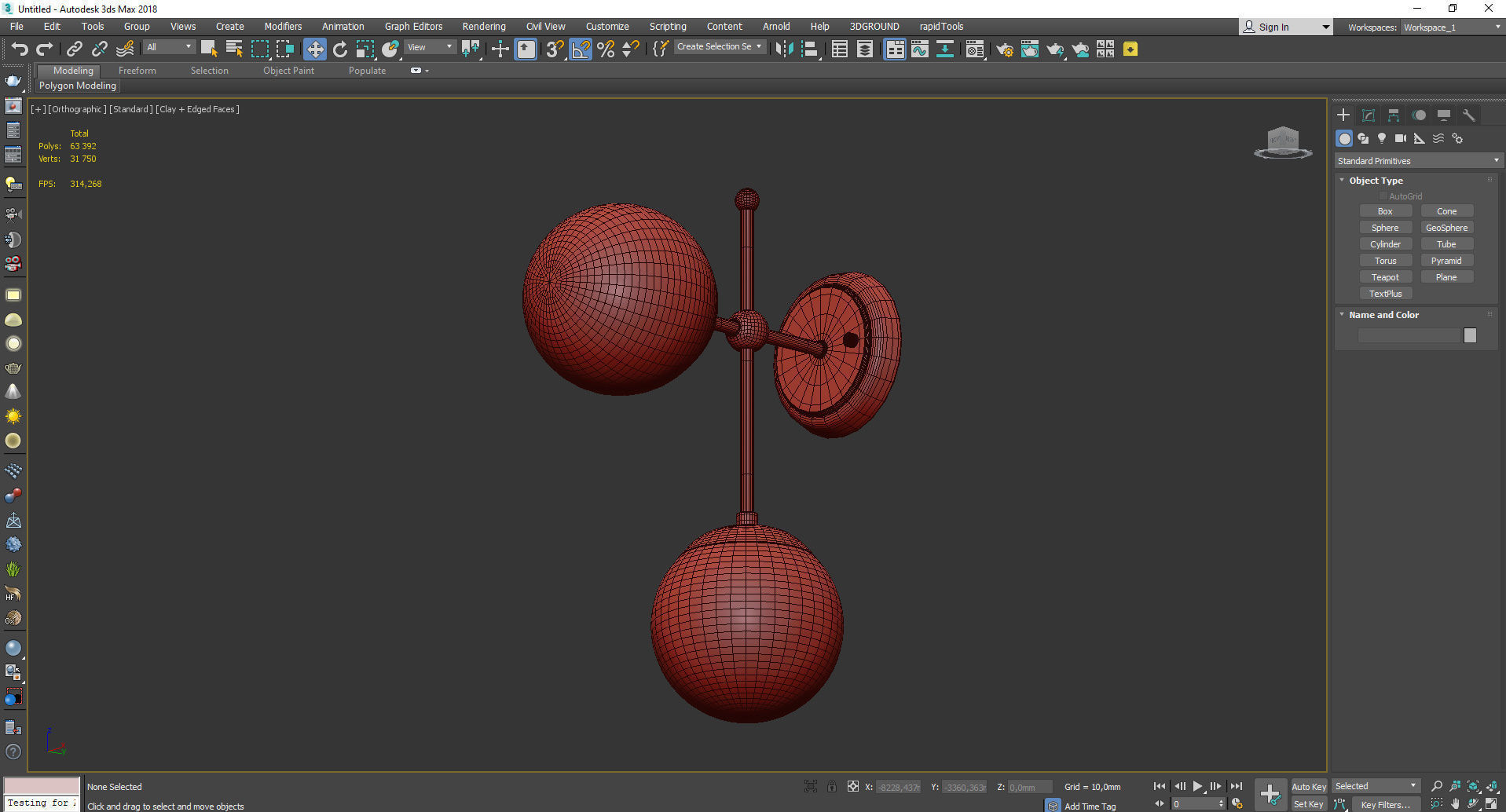 Vele Luce Modena Low-poly 3D model_3