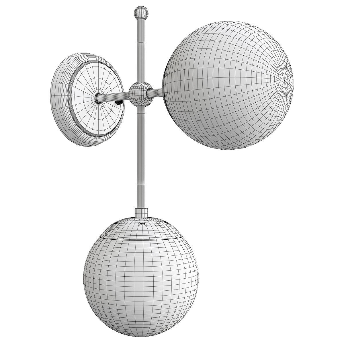 Vele Luce Modena Low-poly 3D model_1