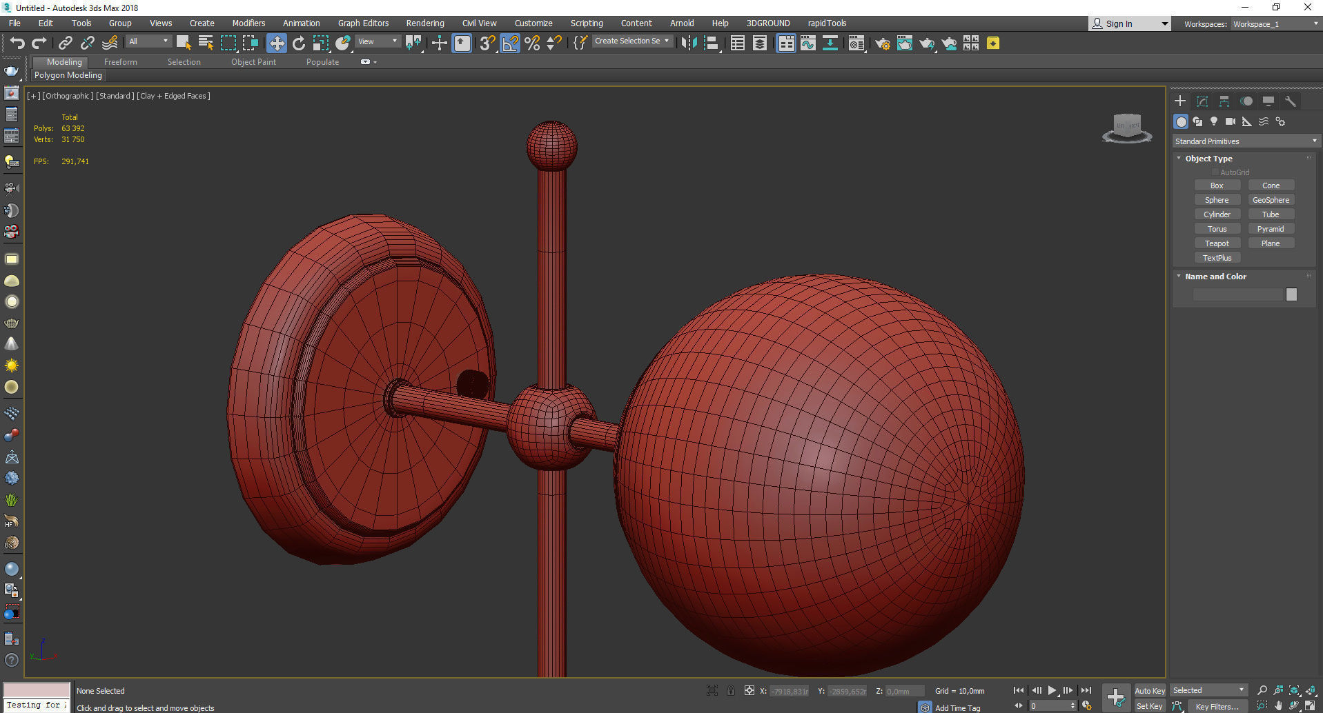 Vele Luce Modena Low-poly 3D model_4