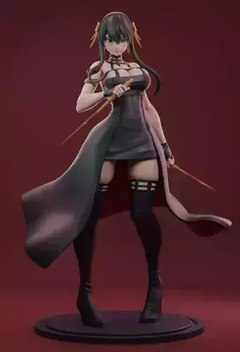 Famliy  Yor forger normal Nsfw version divide and full version 3D print model