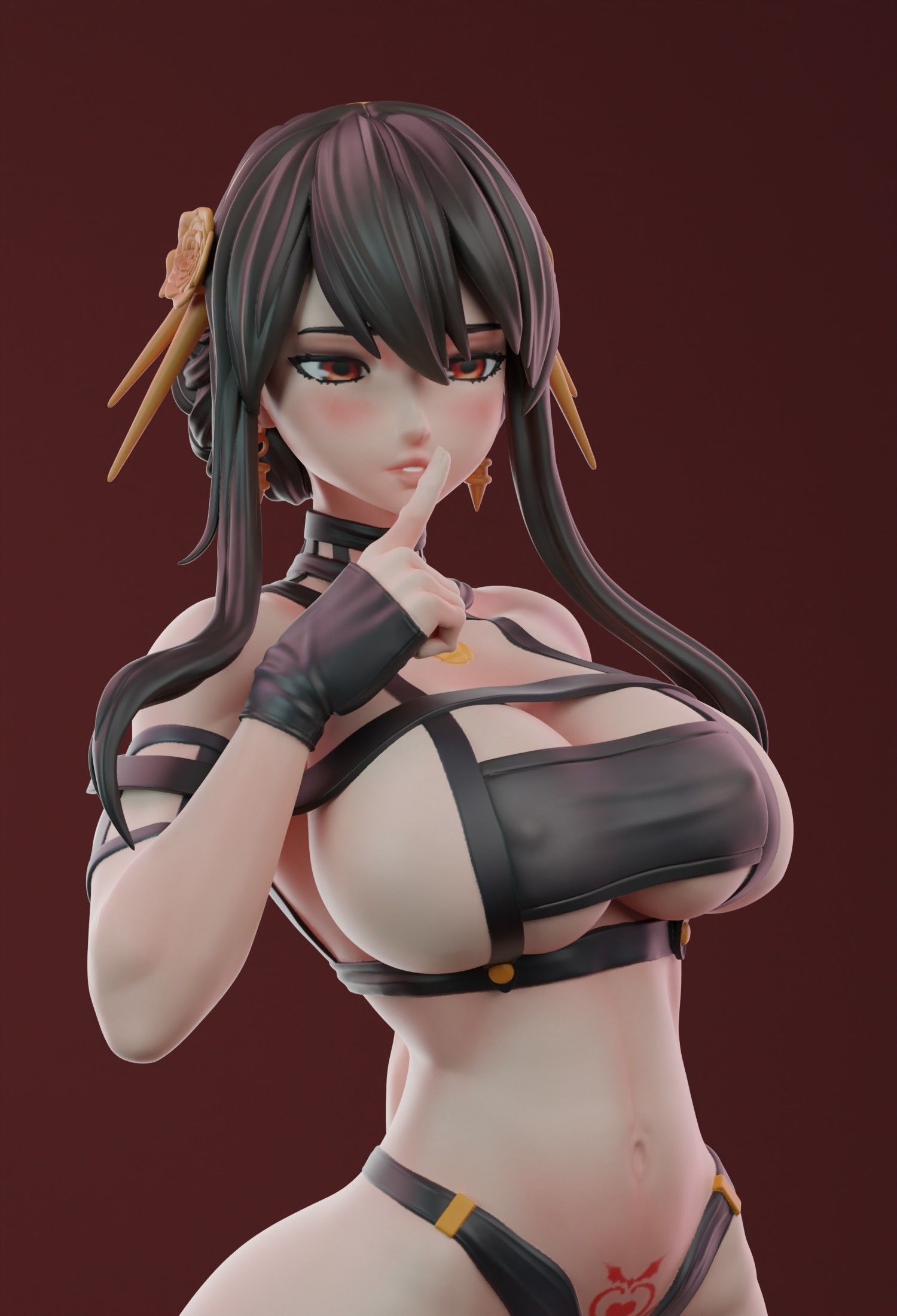 Famliy  Yor forger normal Nsfw version divide and full version 3D print model_8