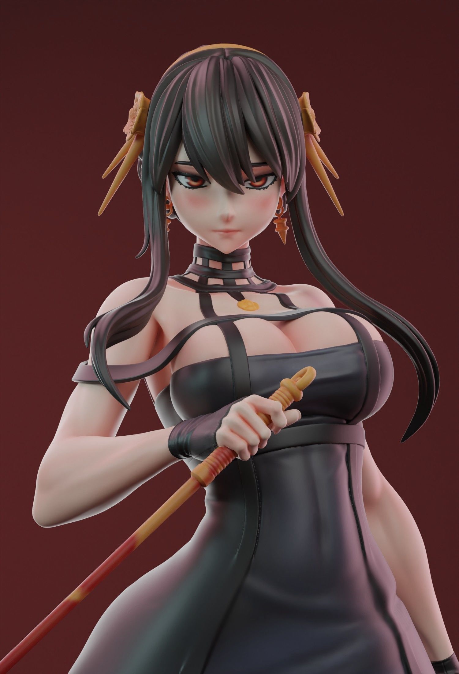 Famliy  Yor forger normal Nsfw version divide and full version 3D print model_4
